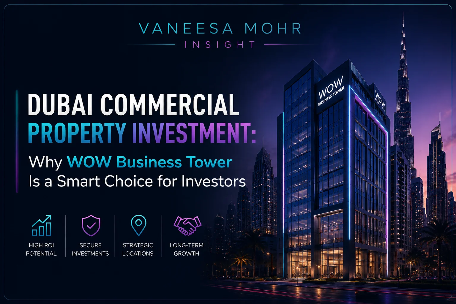 Dubai Commercial Property Investment: Why WOW Business Tower Is a Smart Choice for Investors