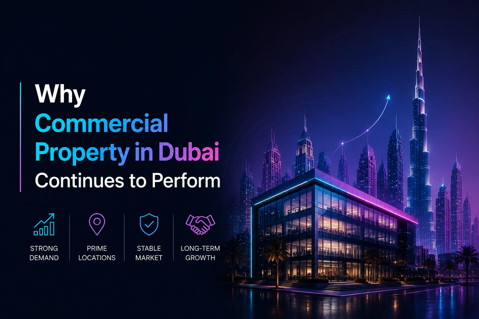 Why Commercial Property in Dubai Continues to Perform